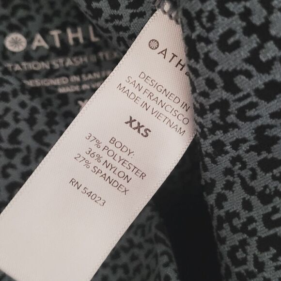 Athleta Salutation Stash Pocket II Textured 7/8 Tight Size XXS in Blue - Picture 6 of 9